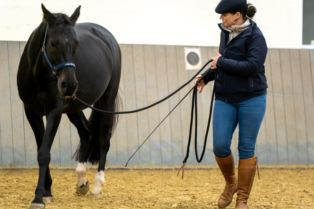 Sarah Schmieder mit Pferd