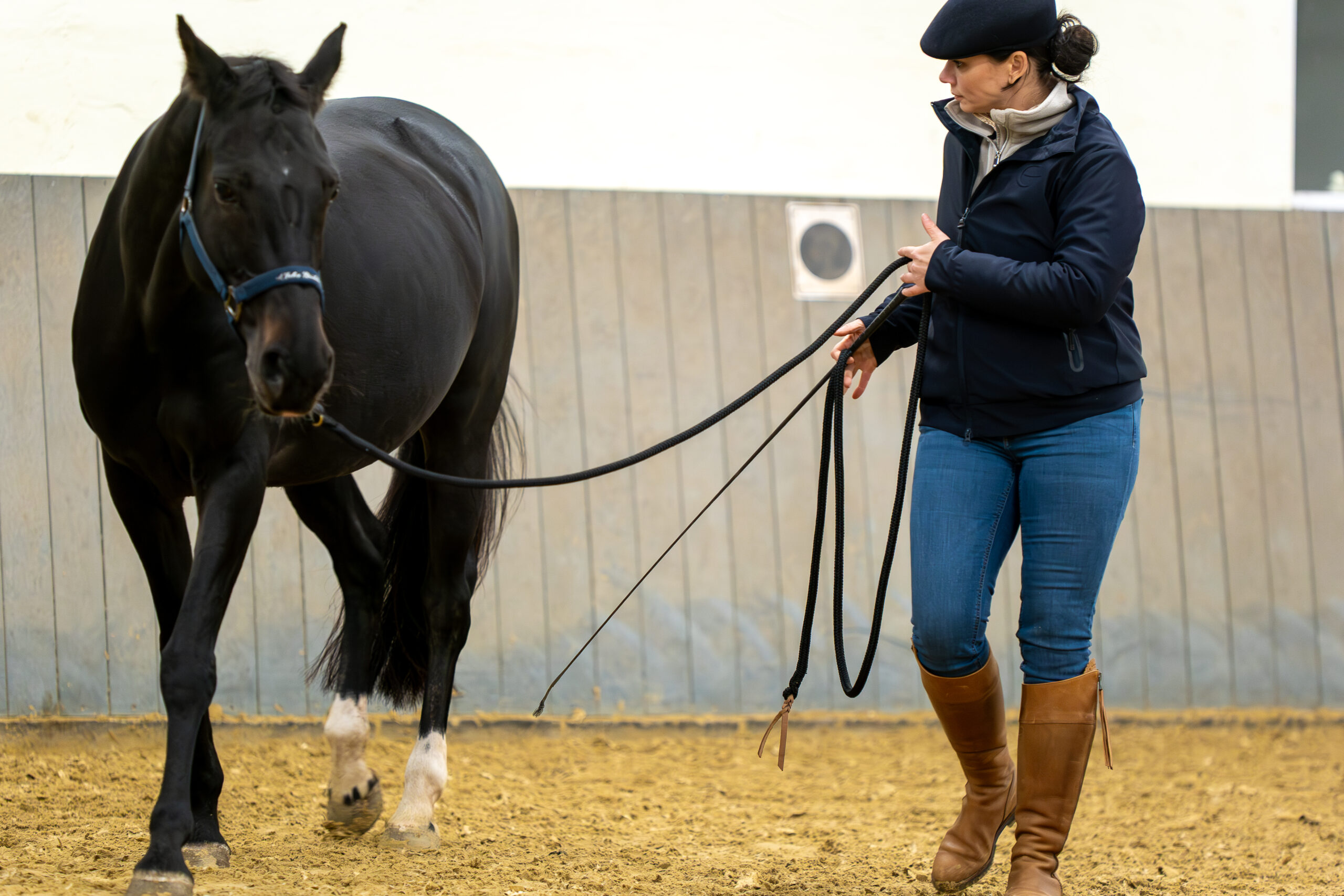 Sarah Schmieder mit Pferd